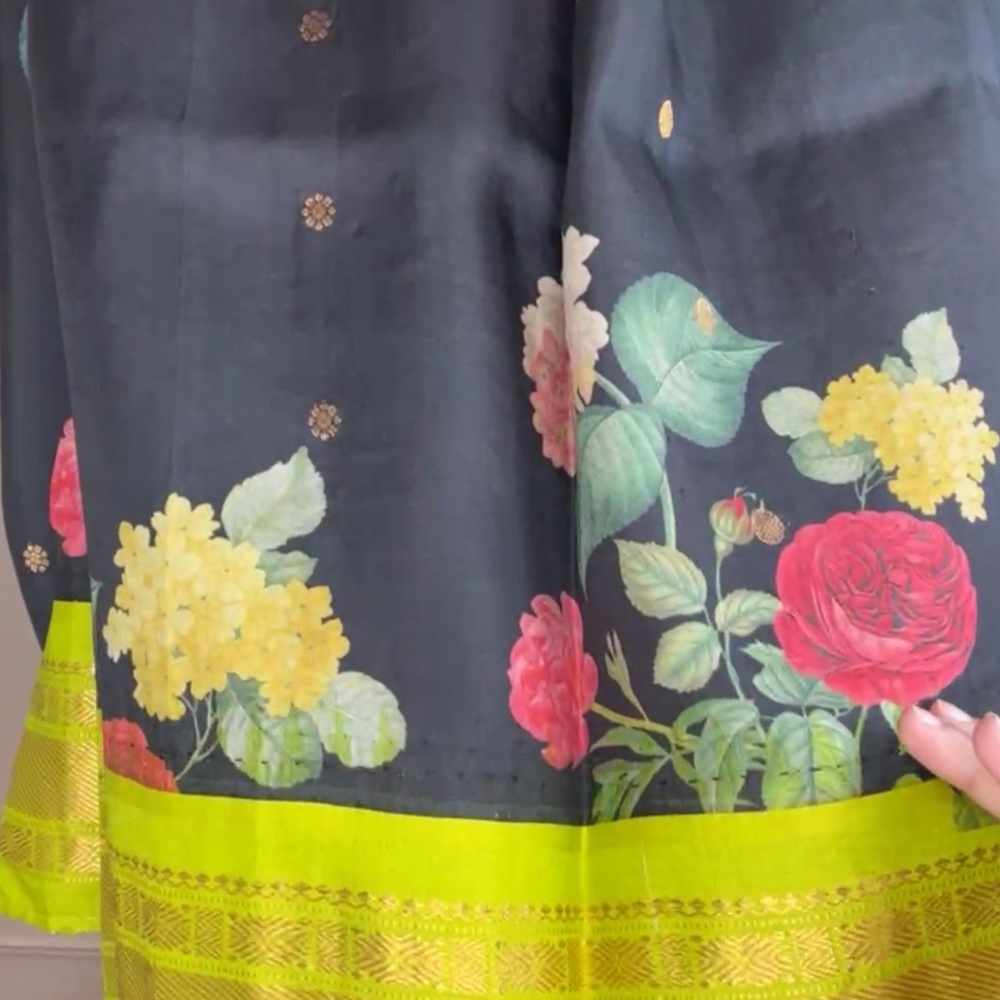 Exclusive Handwoven silk gadwal saree brand new